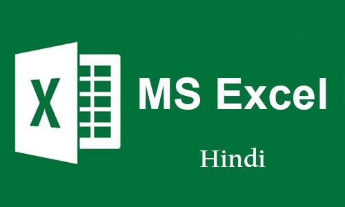 MS Excel Hindi